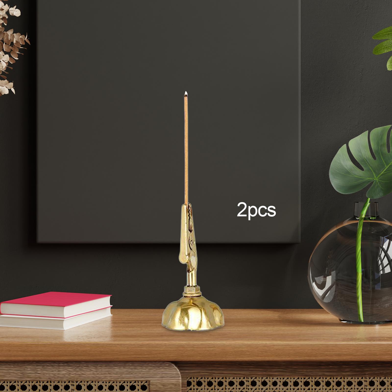 Incense Holder - Räucherstäbchenhalter aus Legierung für Räucherstäbchen, Räucherwickel,