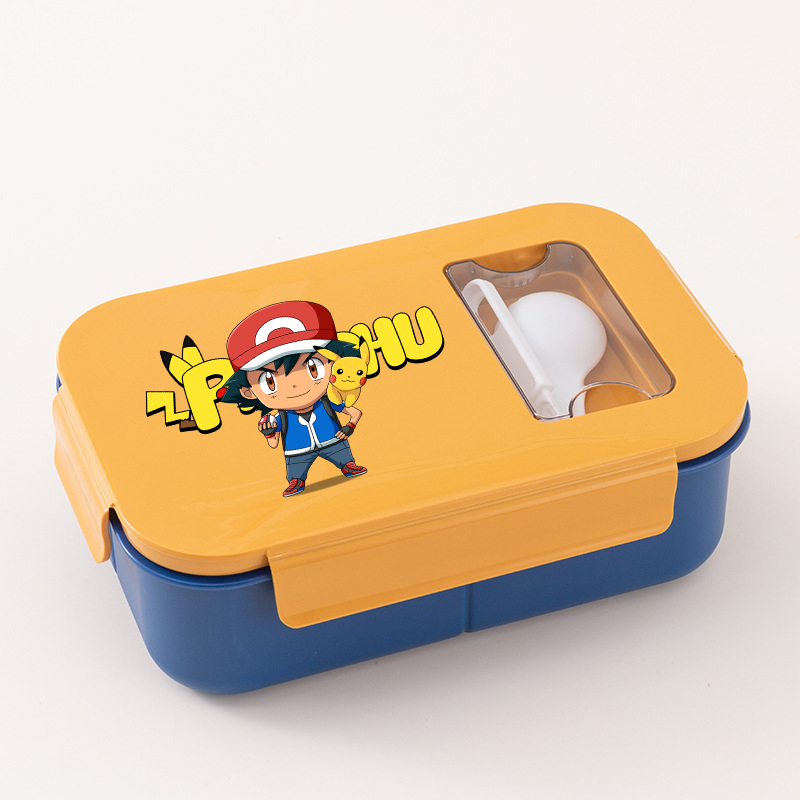 Pokémon-Lunchbox mit Löffel, C – Bento Box Bewertung und Preis